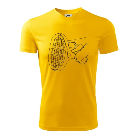 Tenisová raketa jedným ťahom