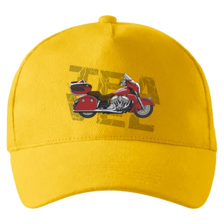 Cestovná motorka Amerika červená