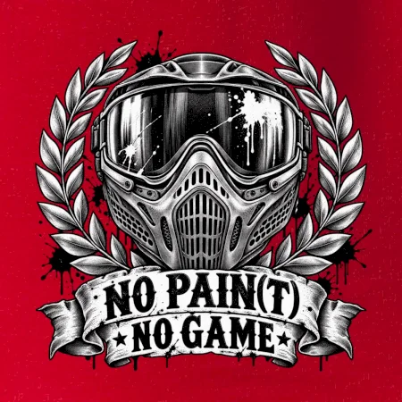 No Paint, No Game – motív s maskou