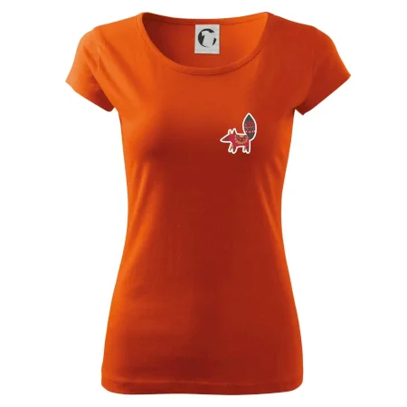 Folklór na prsníku líška