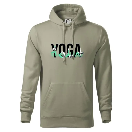 Yoga nápis farebný