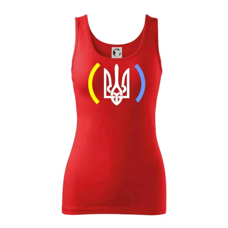 Ukrajina trojzubec s farbami