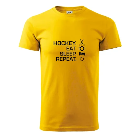 Pozemný hokej eat sleep repeat