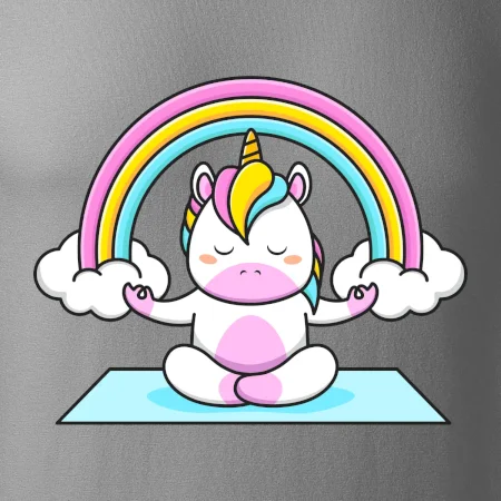 Yoga jednorožec - dúha