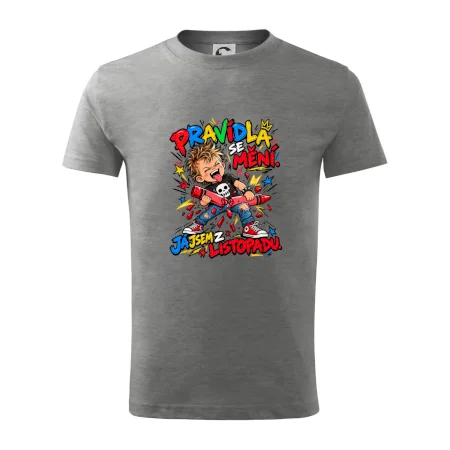 Pravidlá sa menia novembrový rebel so zlomenou pastelkou