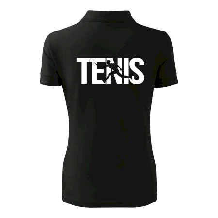 Tenis nápis silueta