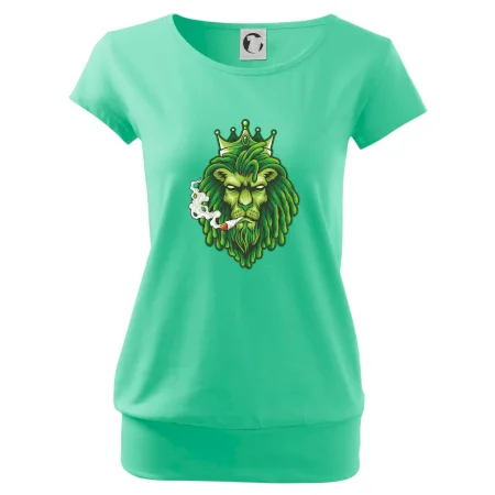 Zhulený lev zelený