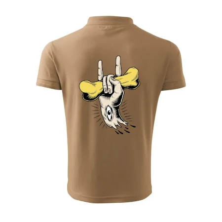 Rocková ruka kosť a oko