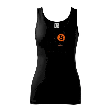 Hodl velký nápis a logo BTC