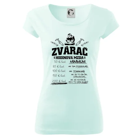 Hodinová mzda zvárač