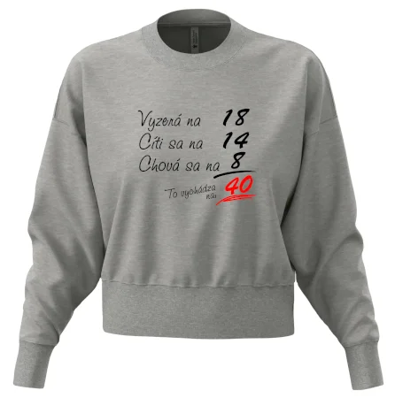 Vyzerá, cíti sa, chová sa - 40 rokov