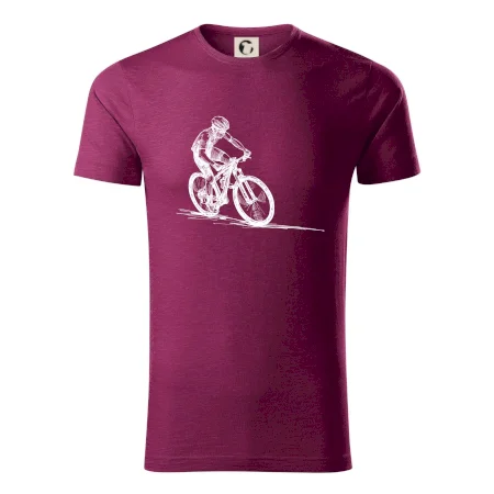 MTB kreslený cyklista