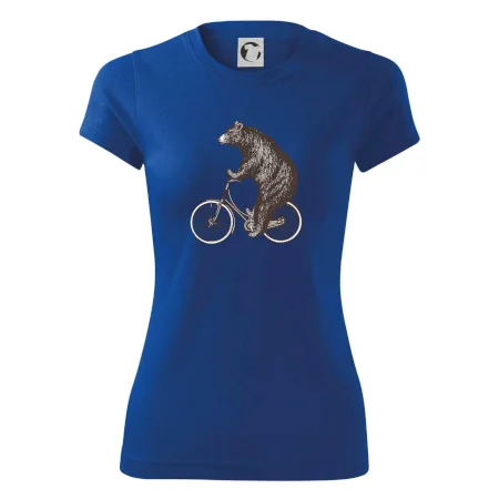 Medveď na bicykli