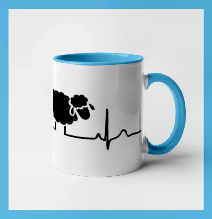 EKG čierna ovečka