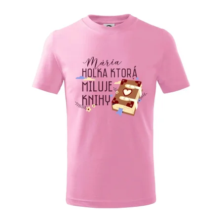 Kniha - Holka, ktorá miluje knihy  - Vaše meno
