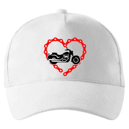 Moto srdce reťaz - chopper