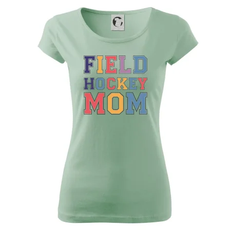 Field hockey mom - športové písmo
