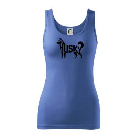 Husky nápis v tele