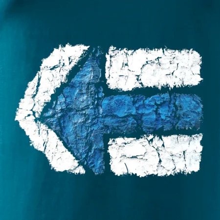 Párová turistická značka modrá