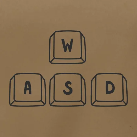 WASD klávesy - prso
