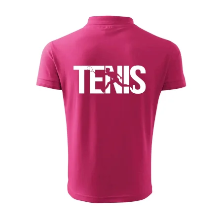 Tenis nápis silueta