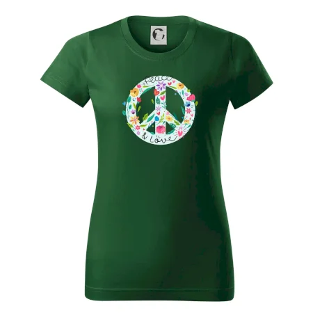 Peace and love symbol