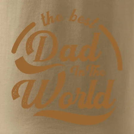 The best dad in the world - písacie