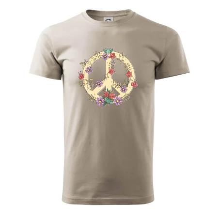 Peace symbol pieskový
