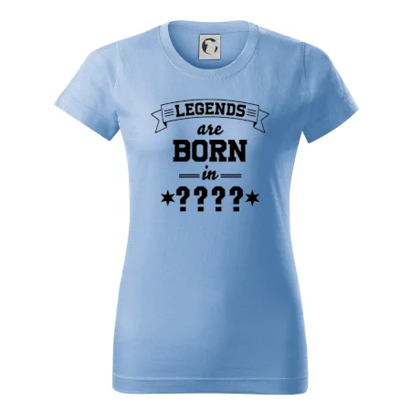 Legends are born in vlastný ročník