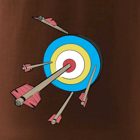 Šípy vo farebnom terči