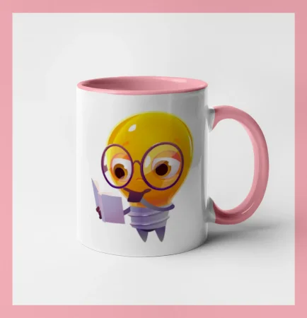 Žiarovka premýšľa nad knihou