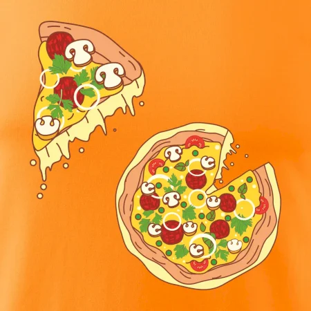Pizza + Pizza kousek