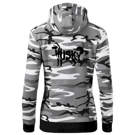 Husky nápis v tele