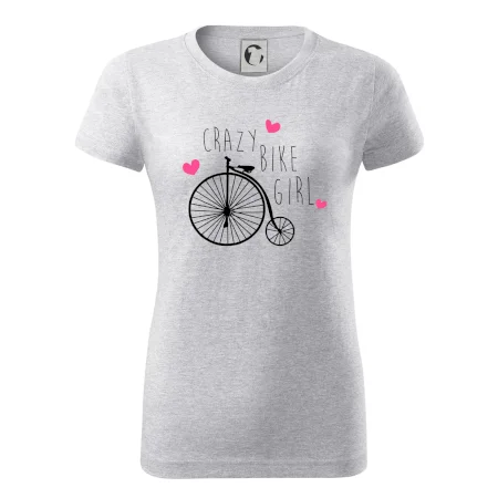 Crazy bike girl
