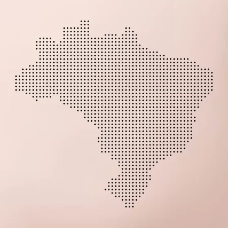 Mapa Brazílie body