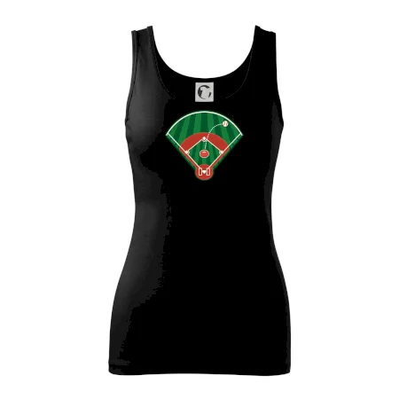 Baseballové hřiště z ptačí perspektivy
