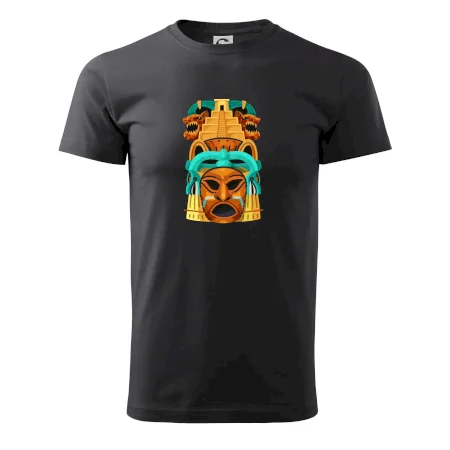 Mayová maska s pyramídou