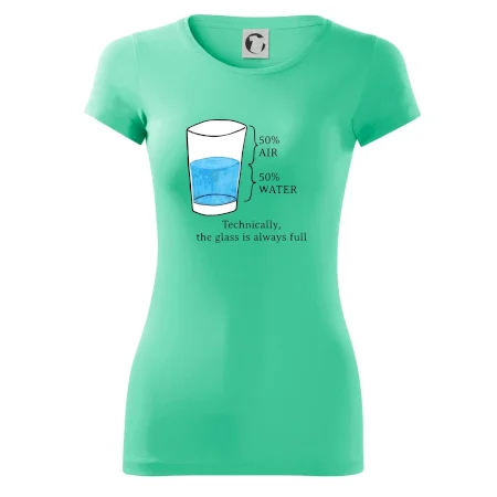 Technically, the glass is always full