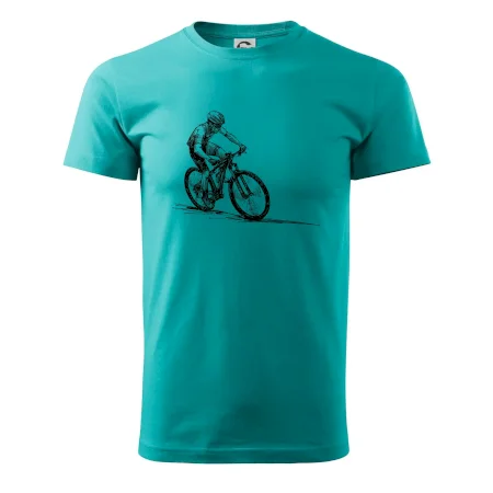 MTB kreslený cyklista