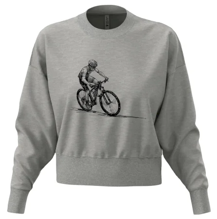 MTB kreslený cyklista