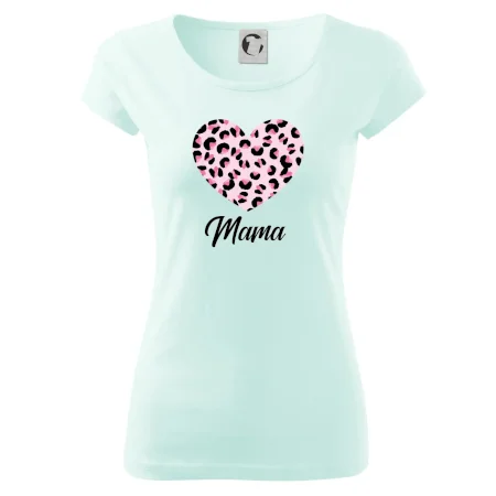 Srdce růžové - mama (Pecka Design)