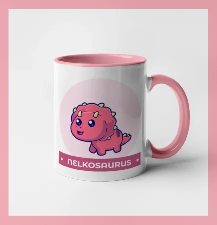 Dinosaurie mená - růžový dinosaurus
