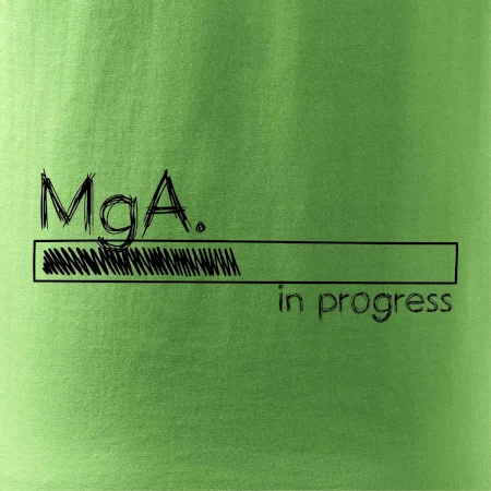 In progress titul MgA. magister / magistra umenia