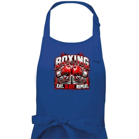 Boxerské rukavice v ringu eat sleep repeat