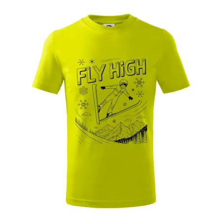 Čiernobiely skokan fly high