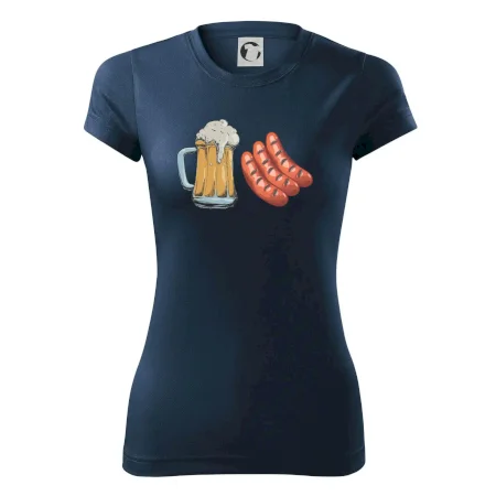 Pivo a klobása