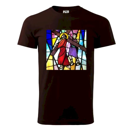 Vitráž - Ježiš a kríž