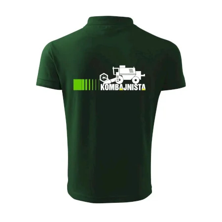 Kombajnista zelená a žltá