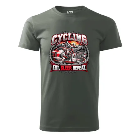 Bicykel medzi horami eat sleep repeat