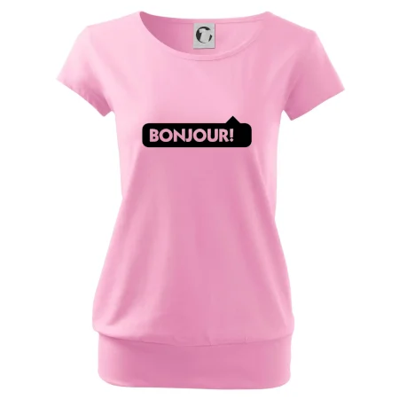 Nápis Bonjour